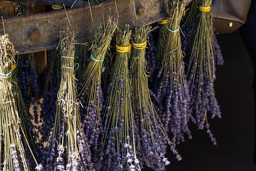 hang lavender to dry